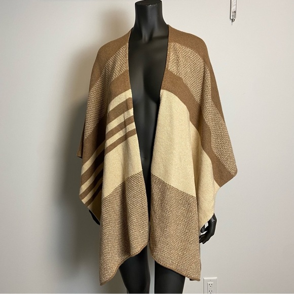 olsen Sweaters - 🐑 Olsen Europe Wool Blend Shawl – Cashmere, Angora & Wool | One Size